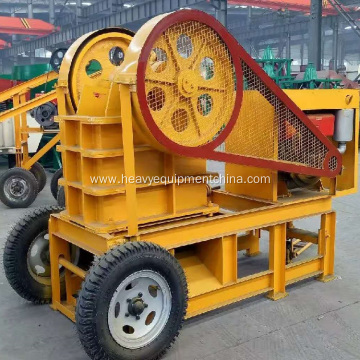 Diesel Engine Stone Crushing Jaw Crusher Machine